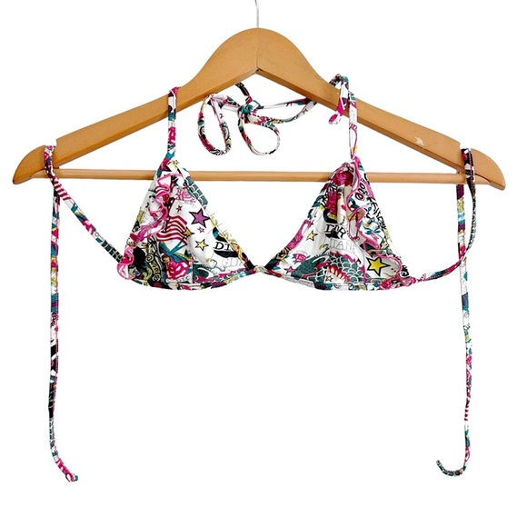 DIOR RARE VINTAGE Christian Dior SS 2004 John Galliano Tattoo Bikini (US 4) - Picture 6 of 10